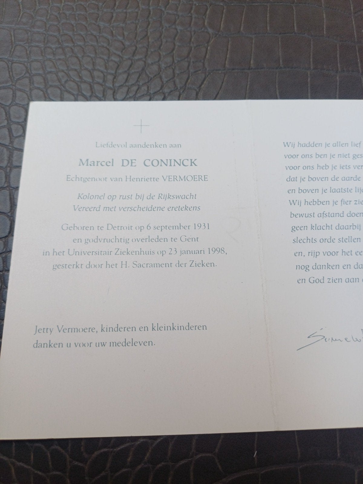 colonel de gendarmerie, Enlèvement ou Envoi