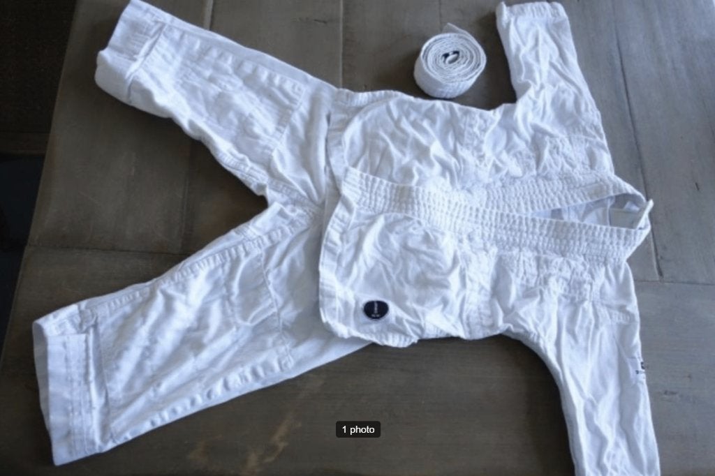 Kimono 120cm - 5-7 jaar, Kinderen en Baby's, Ophalen, Gebruikt, Décathlon, Jongen of Meisje