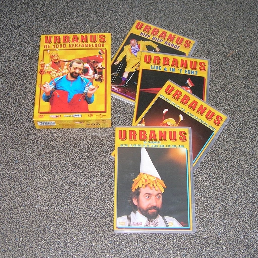 DVD Urbanus de 4dvd verzamelbox, Enlèvement, Programmes TV ou Sketchs
