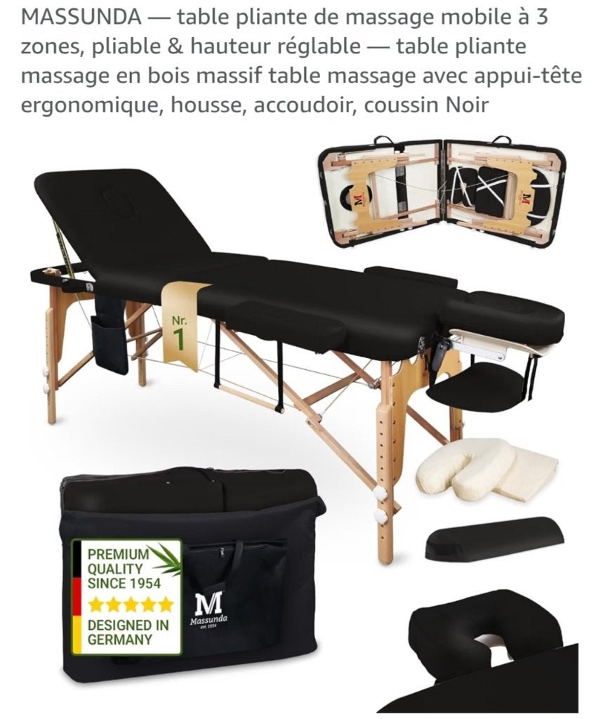 Table de massage pliante, Enlèvement, Neuf, Table de massage