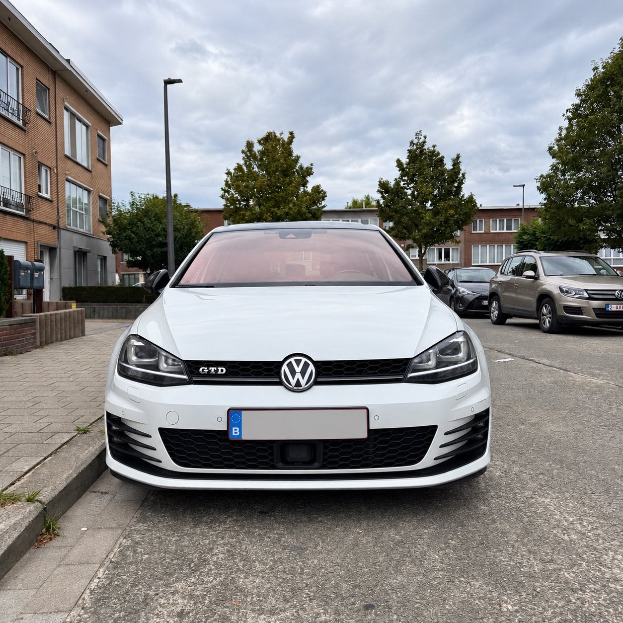 VW GOLF 7 GTD, Auto's, Volkswagen, Euro 6, Alcantara, Wit, Te koop