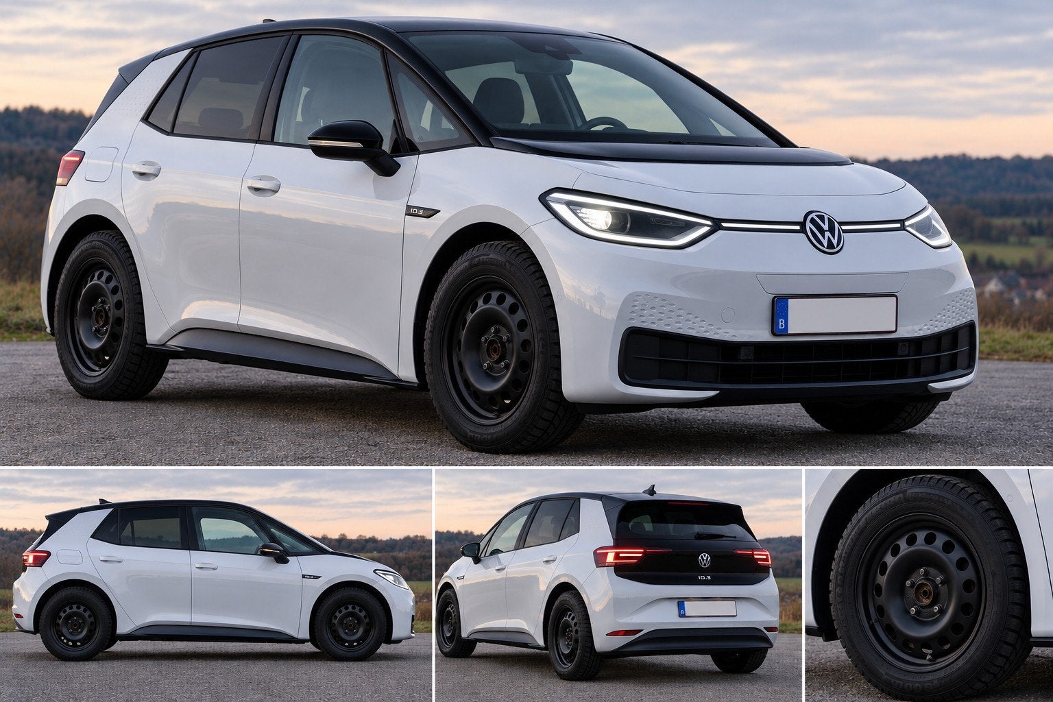 Jantes + pneus hiver 18" VW ID.3 / Cupra Born, Autos : Pièces & Accessoires, Pneus et Jantes, 18 pouces, Enlèvement, Pneus hiver