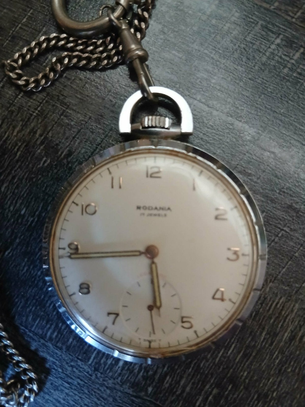 Zakhorloge Rodania werkt nog, Antiek en Kunst, Ophalen