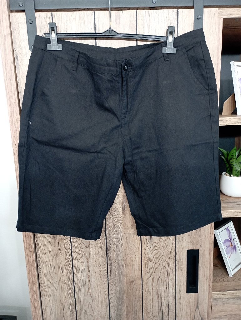 zwarte katoenen short SHEIN mt XL, Shein, Zwart, Ophalen of Verzenden, Maat 56/58 (XL)