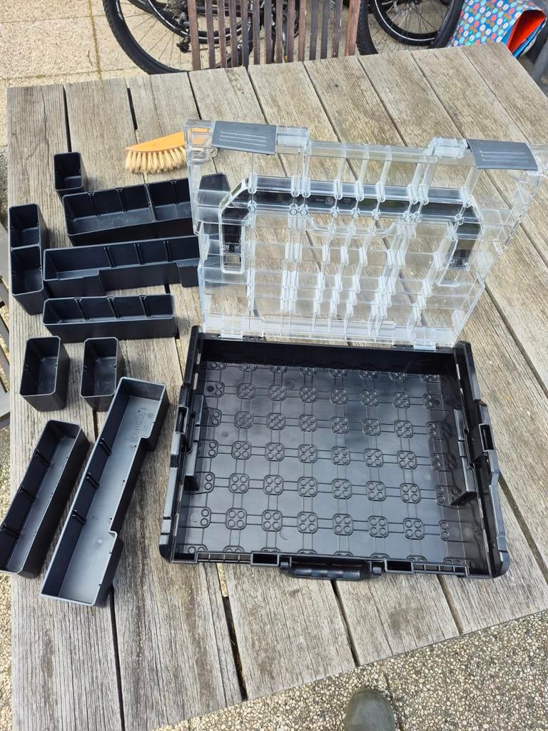 Sortimmo L-boxx 102 transparant met indelingset, Doe-het-zelf en Bouw, Ophalen
