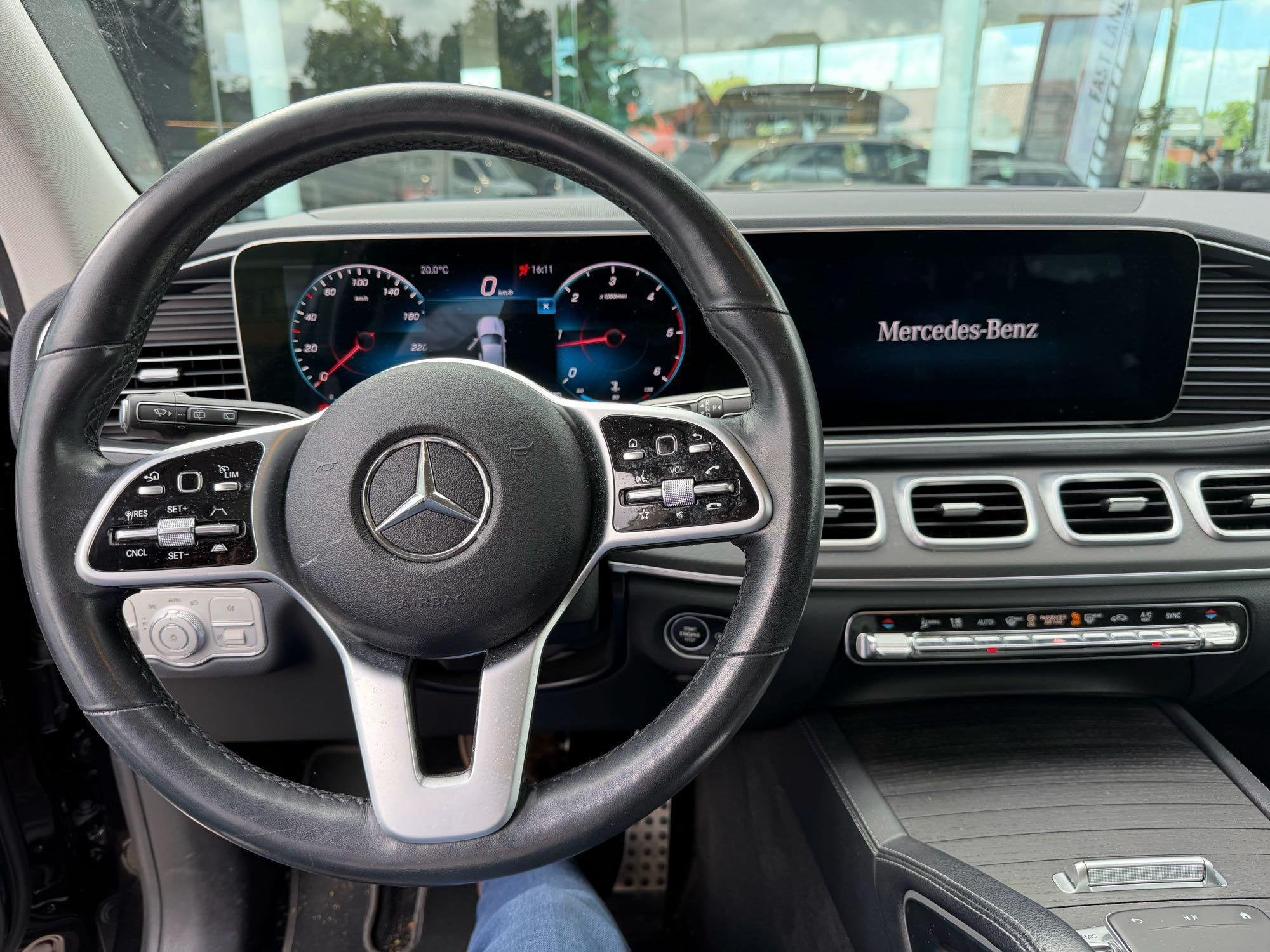 Mercedes-Benz GLE 350 d SUV AMG LINE + LEDER + PANORAMISCH D, Auto's, 177 g/km, Stof, Gebruikt, GLE