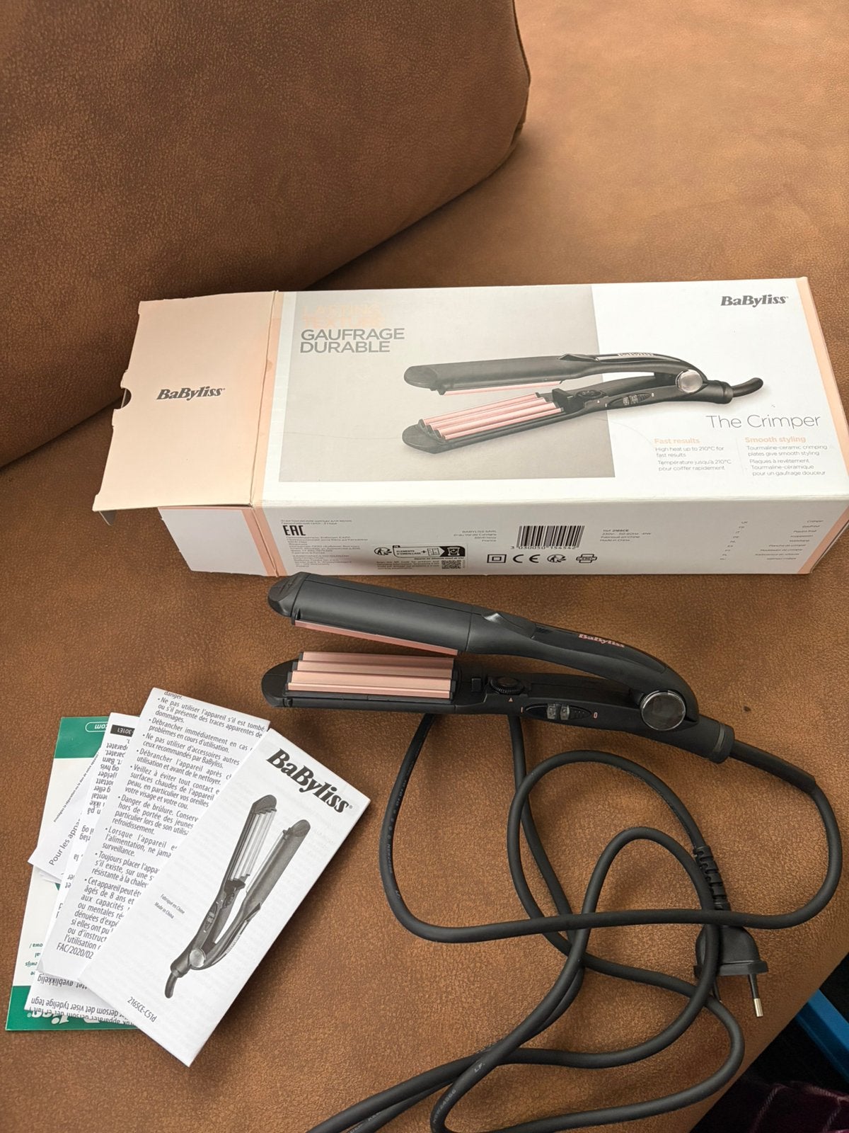 BaByliss The Crimper 2165CE – wafeltang, Ophalen of Verzenden, Nieuw, Krultang of Stijltang