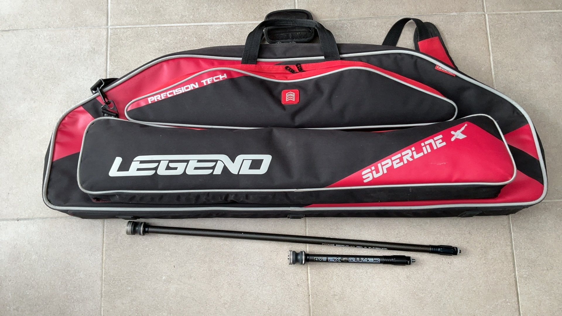 Stabilisators+ bogen tas, Sport en Fitness, Ophalen of Verzenden, Zo goed als nieuw