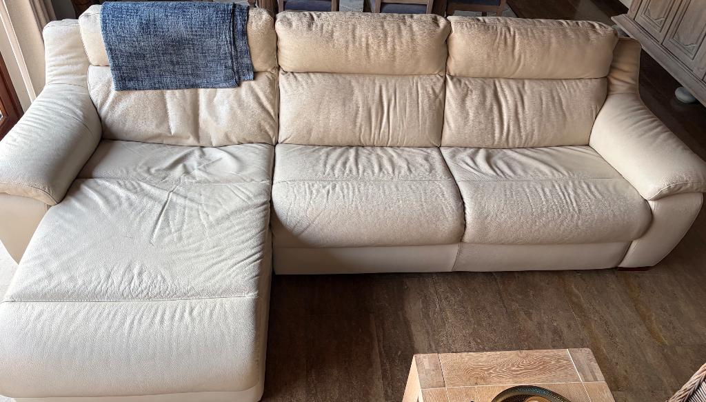 Zetel, Ophalen, Zo goed als nieuw, Leer, Hedendaagse stijl