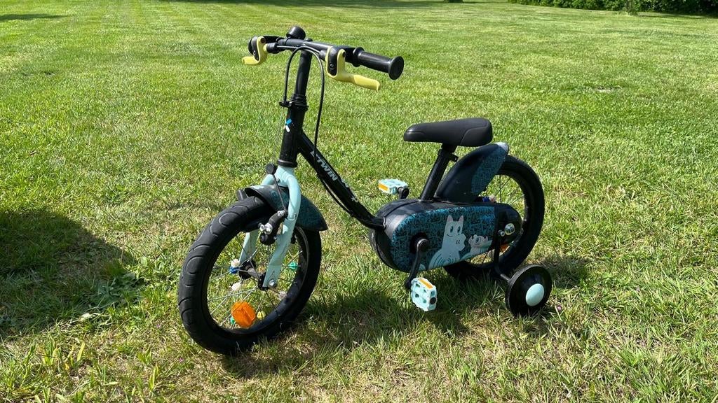 Kinderfiets 14 inch, Fietsen en Brommers, Fietsaccessoires | Overige Fietsaccessoires, Ophalen, Gebruikt, DEcathlon