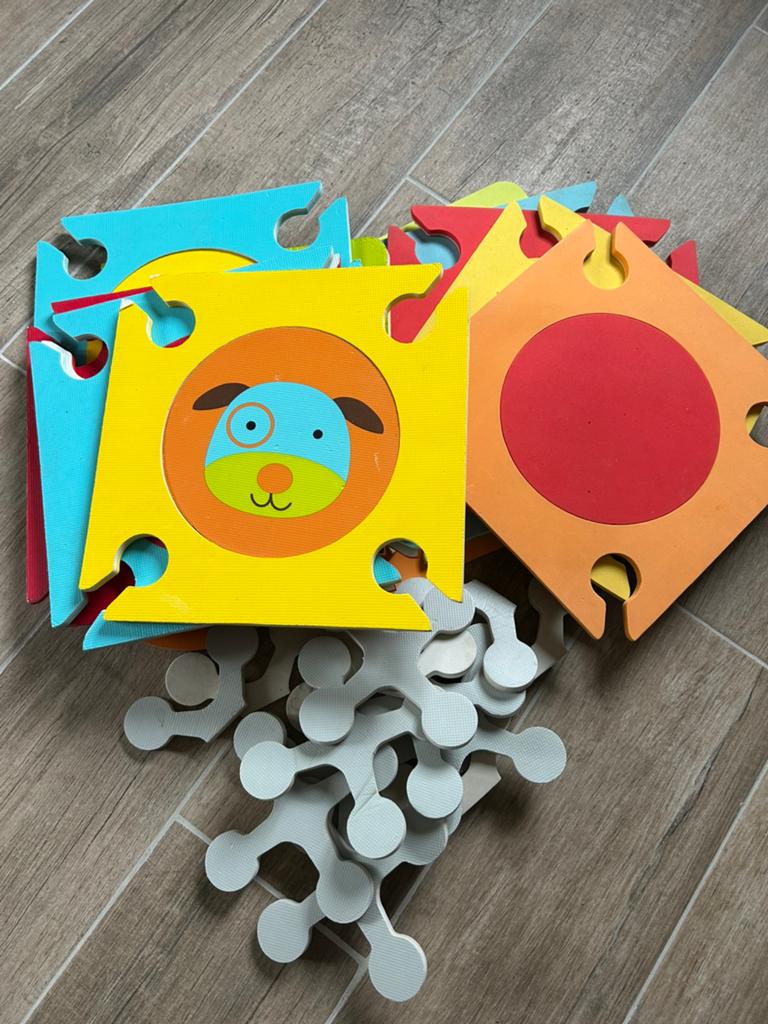 Puzzelmat/ tegelmat Skiphop, Kinderen en Baby's, Ophalen, Zo goed als nieuw
