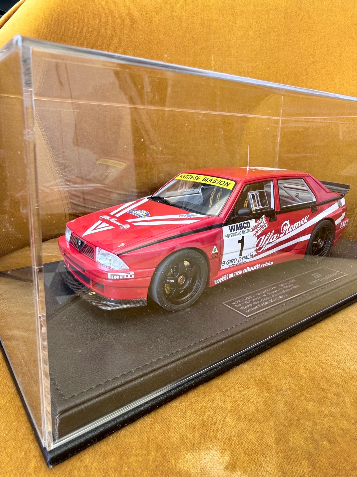 ALFA ROMEO 75 TURBO EVO IMSA 1/18 #1 TOPMARQUES NO BBR 1988, Hobby & Loisirs créatifs, Voitures miniatures | 1:18, Enlèvement ou Envoi