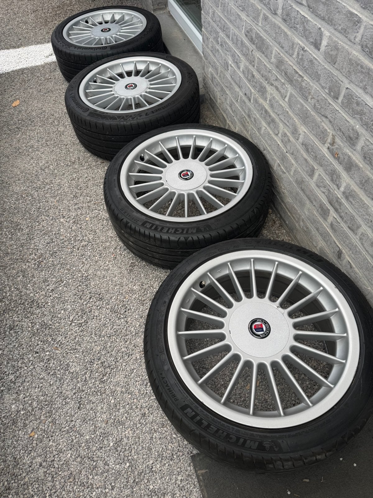 Replique de jantes BMW Alpina 17 pouces 5x120, bon état, Autos : Pièces & Accessoires, Pneus & Jantes, Pneus et Jantes, Véhicule de tourisme