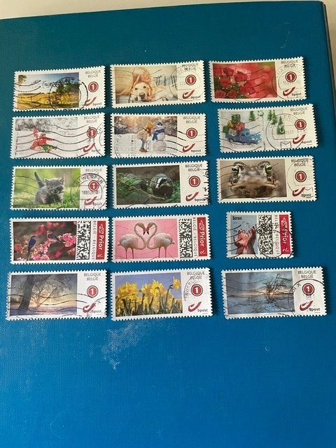 Postzegels België, Ophalen of Verzenden, Gestempeld, Gestempeld