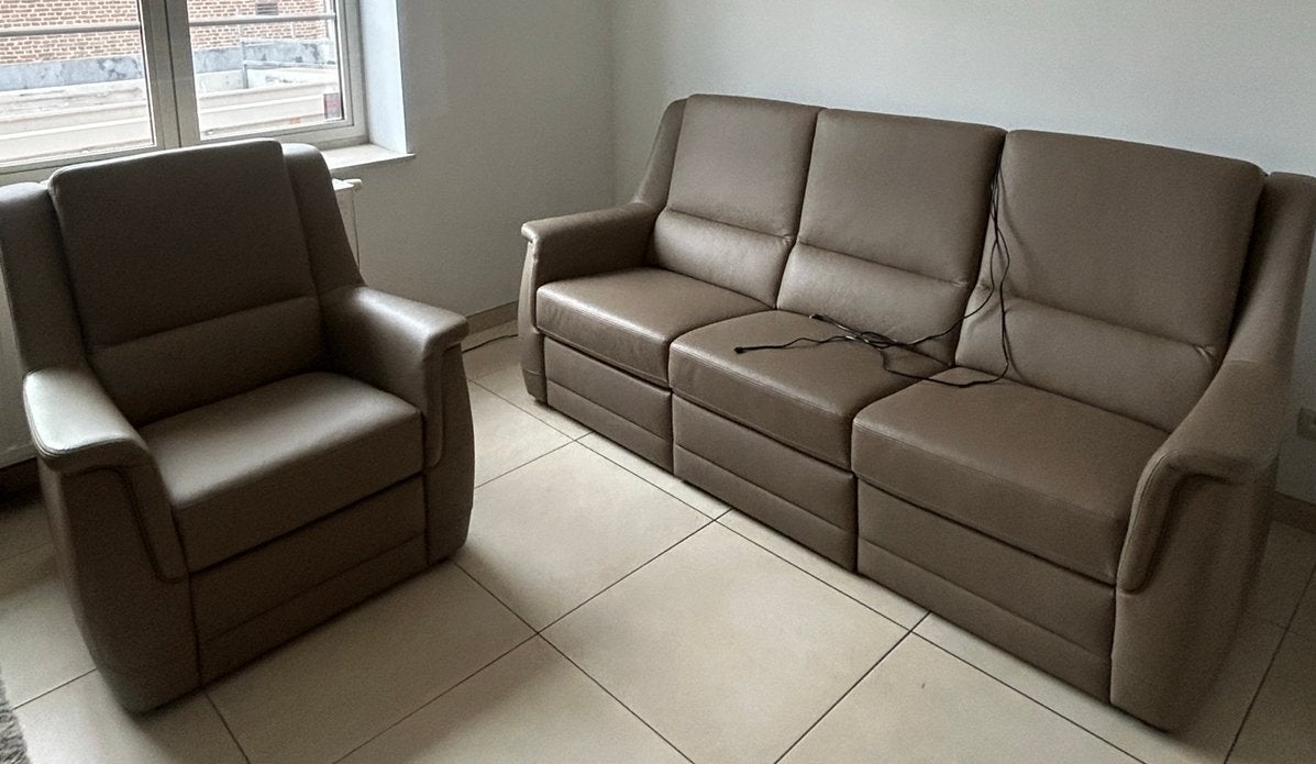 3 zit + relax beiden elektrisch, Huis en Inrichting, Ophalen, Nieuw