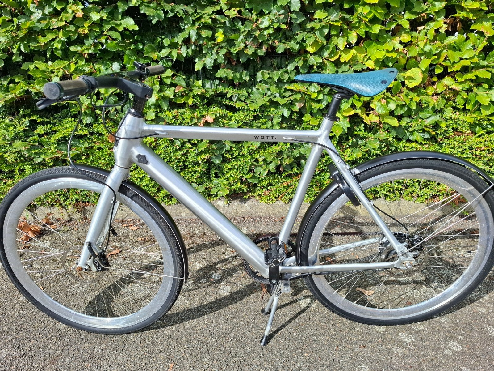 WATT Brooklyn E-Bike 59cm | Riemaandrijving / Belt Drive | Z, Fietsen en Brommers, Ophalen of Verzenden