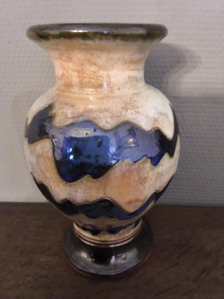 1 vase vintage  en grès du céramiste belge GUERIN, Antiek en Kunst, Ophalen