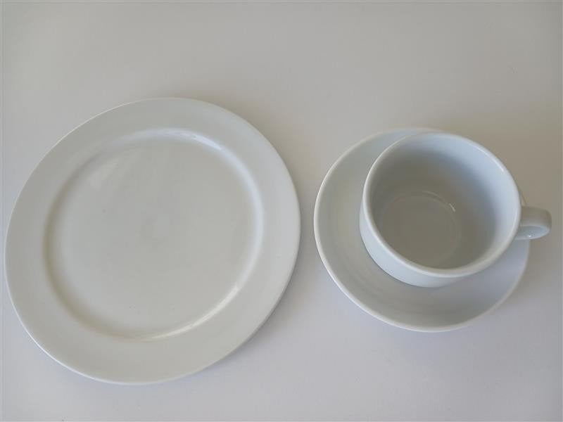 borden en tassen, Ophalen, Nieuw, Porselein, Bord(en)