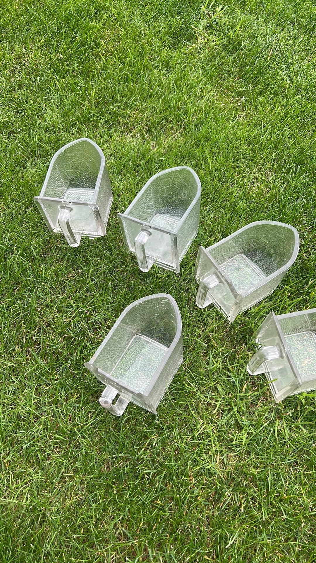 Voorraad pot glas retro, Ophalen of Verzenden, Gebruikt