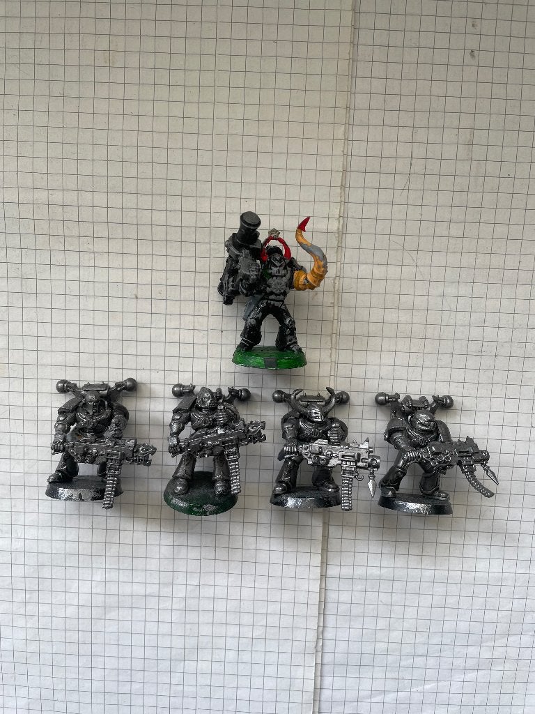 Space Marines du Chaos old school vintage pour W40K, Ophalen of Verzenden, Gebruikt, Warhammer 40000, Figuurtje(s)
