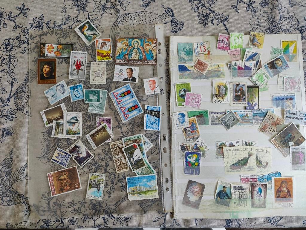 Setje Belgische postzegels (verlaagde prijs), Ophalen