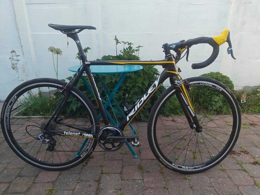 Ridley X-Night (maat 52), voormalig fiets van Tom Meeusen, Enlèvement, Carbone