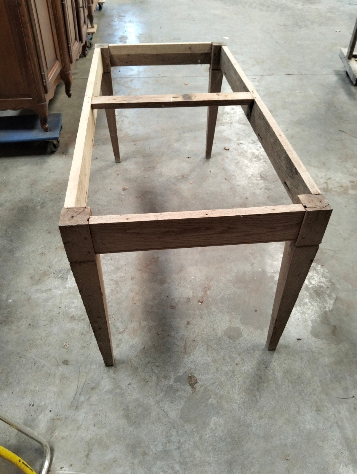 Cadre de table en chêne ancien sur, Enlèvement
