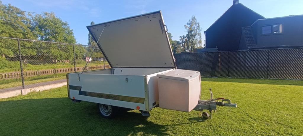 CHARIOT À BAGAGES AVEC COUVERCLE RIGIDE, Caravanes & Camping, Enlèvement