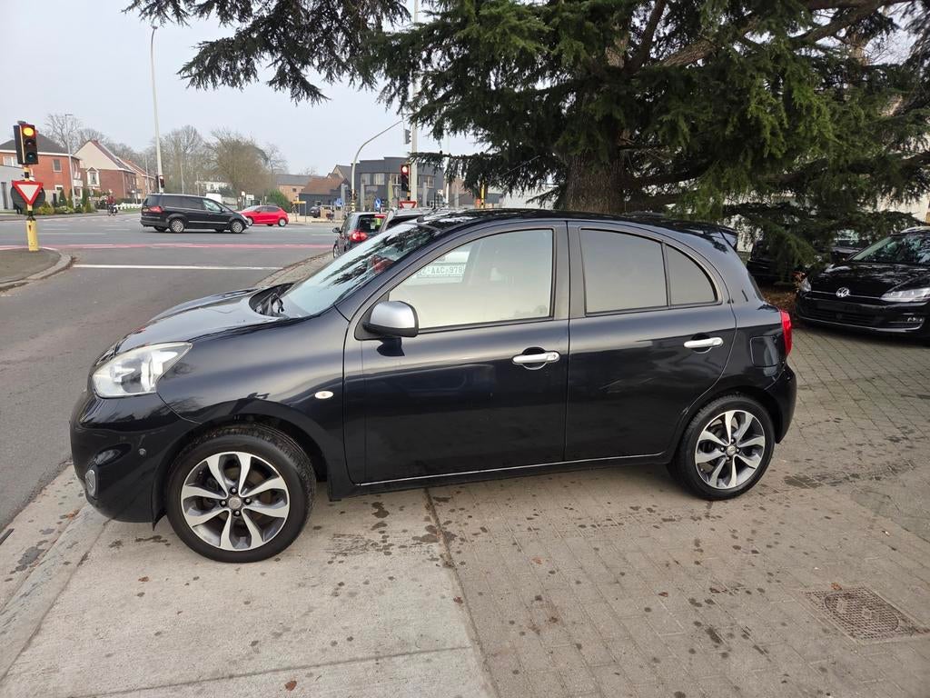 Nissan micra 1.2i benzine 2016 met maar 119.000km!!, Auto's, Voorwielaandrijving, Euro 5, Stof, Zwart