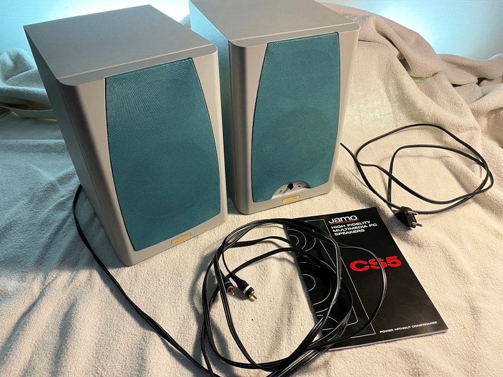 Jamo active monitor klankkastjes, Bass-reflex, 60 à 120 watts, Comme neuf, Enlèvement