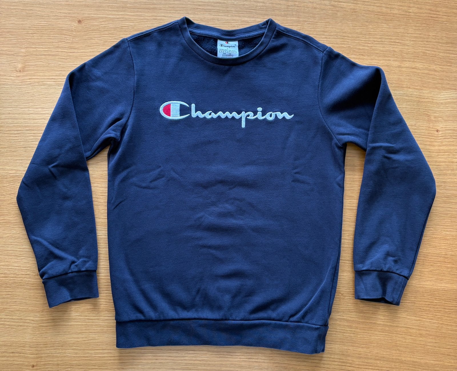 Sweat bleu marine  CHAMPION - 11 - 12 ans - 9€, Kinderen en Baby's, Kinderkleding | Maat 146, Ophalen of Verzenden, Zo goed als nieuw