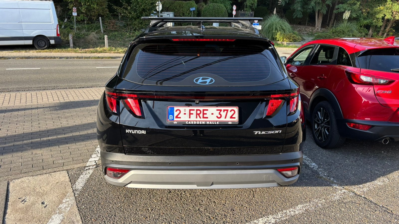 Hyundai Tucson 05/2024, essence/electrique, Auto's, Lane Keeping Assist, Stof, Zwart, 5 zetels