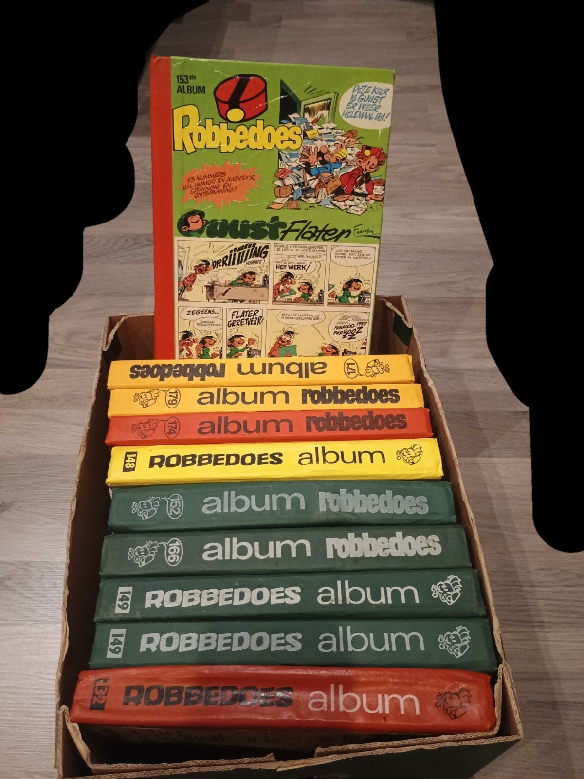 Robbedoes, Boeken, Ophalen