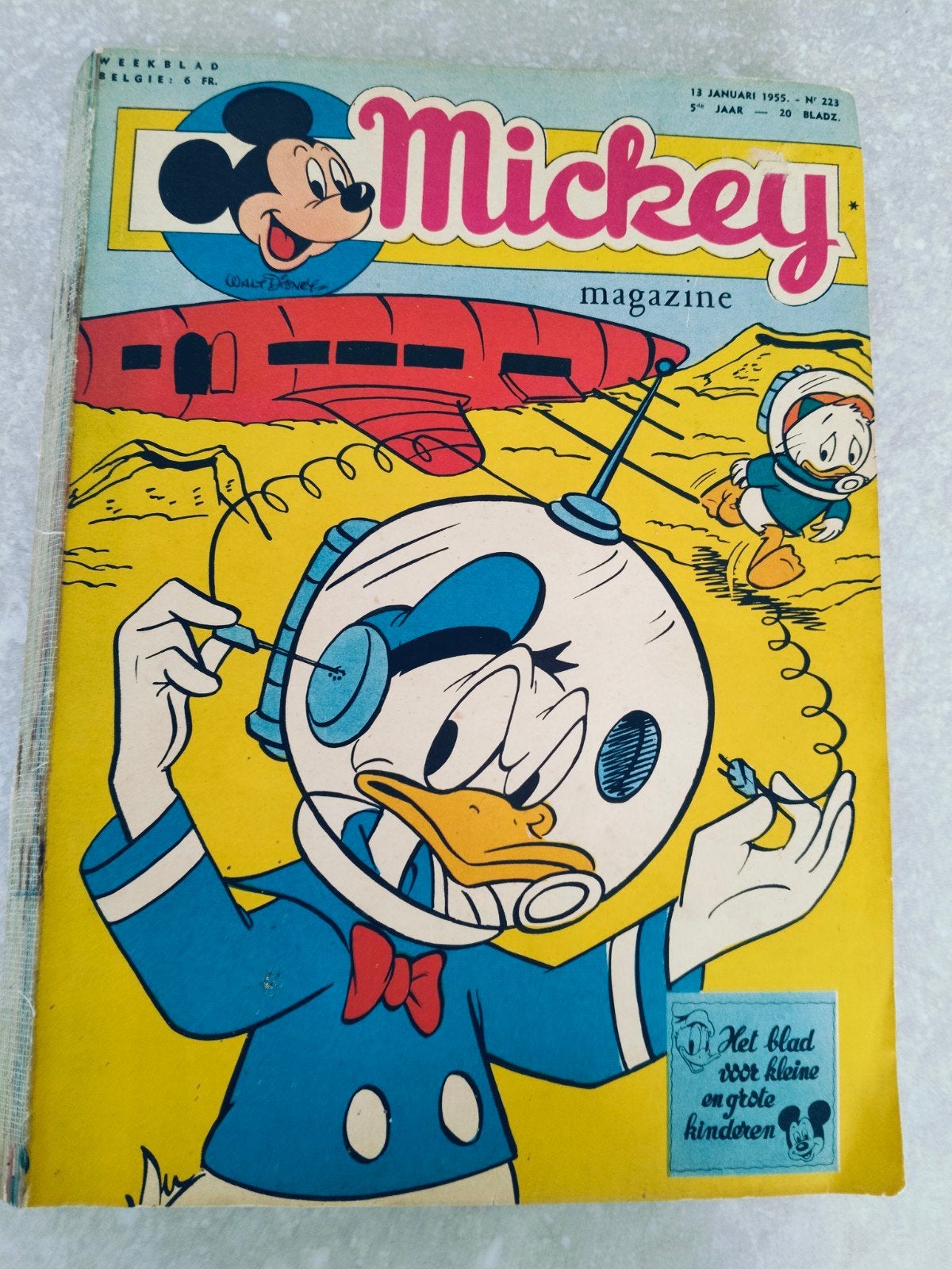 Mickey magazine 1955, Enlèvement ou Envoi