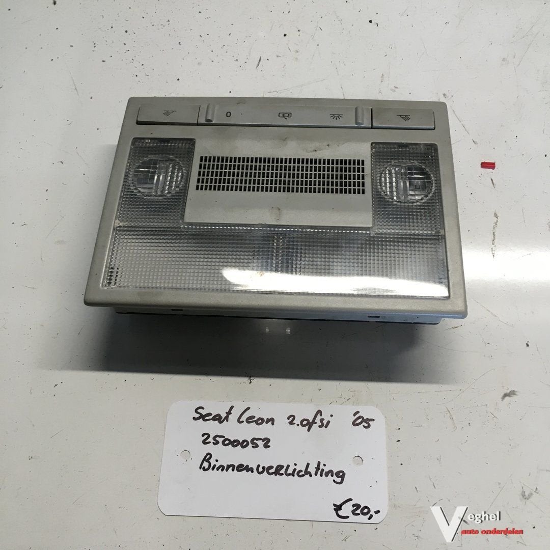 Seat Leon 2.0 fsi 5 drs 2005 2500052  Binnenverlichting, Gebruikt, -, -, Ophalen of Verzenden