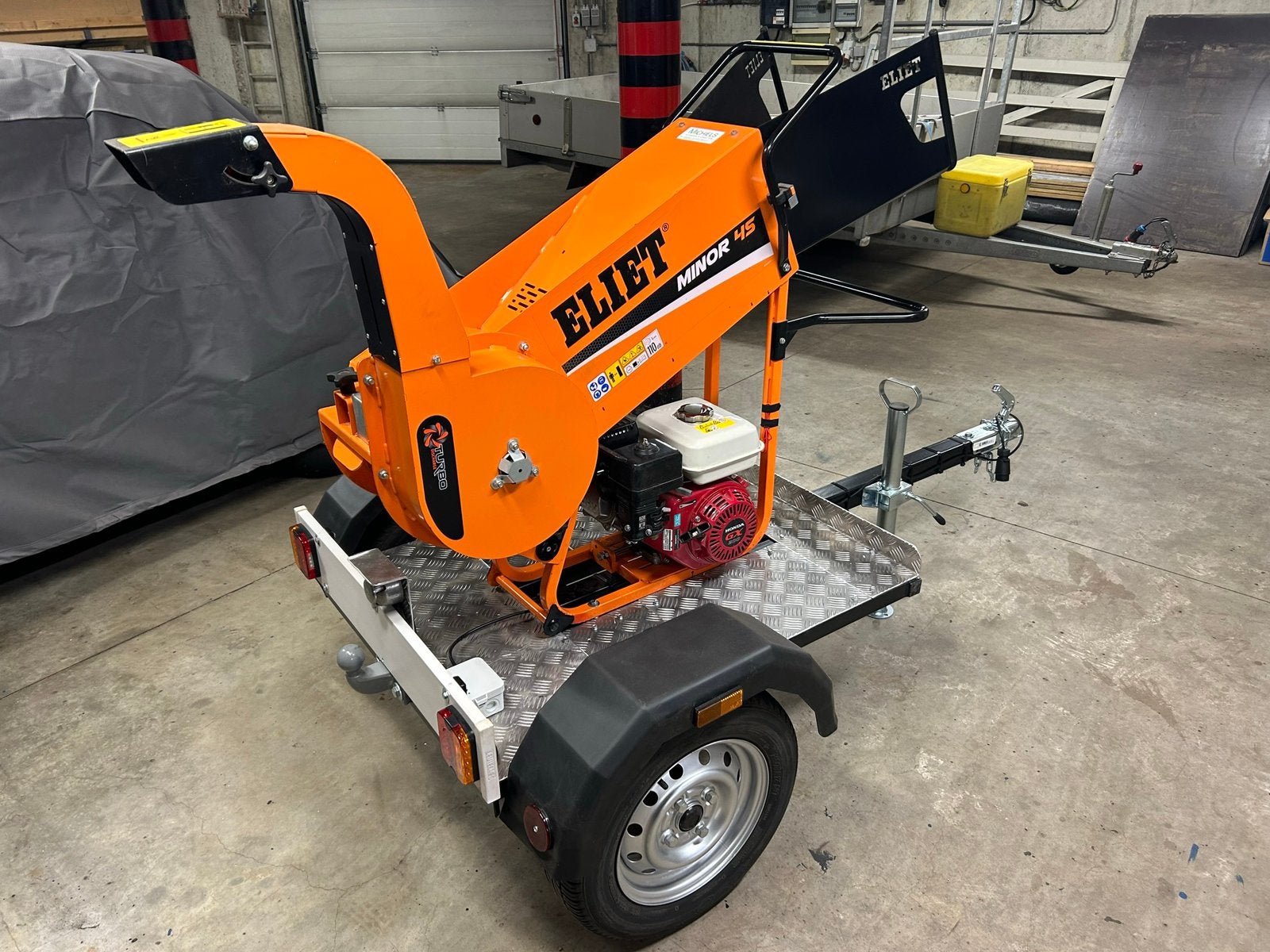 Hakselaar eliet minor 4S met honda gx200, Tuin en Terras, Ophalen, Zo goed als nieuw