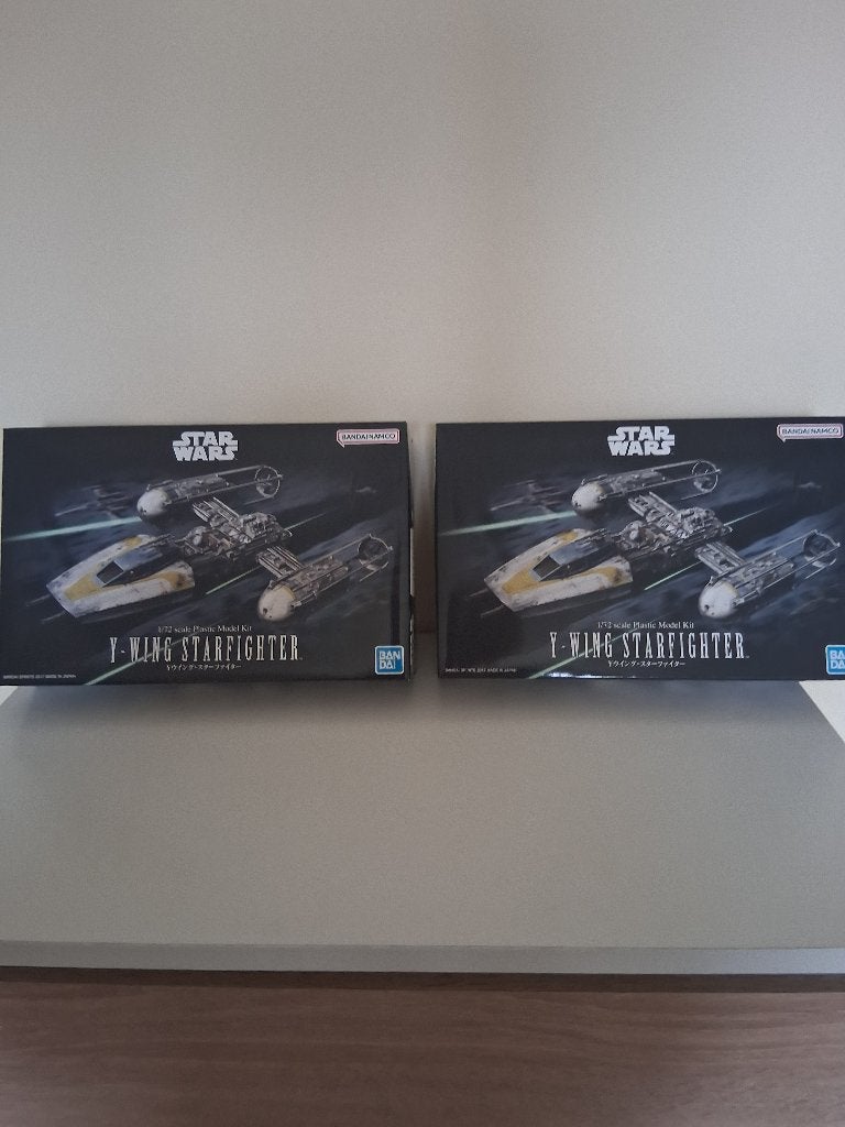 modelbouw bandai star wars Y-WING 2 stuks, Hobby & Loisirs créatifs, Modélisme | Voitures & Véhicules, Enlèvement, Neuf