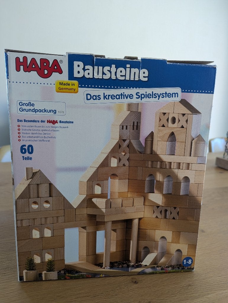 houten blokken - HABA bouwset, Ophalen, Zo goed als nieuw