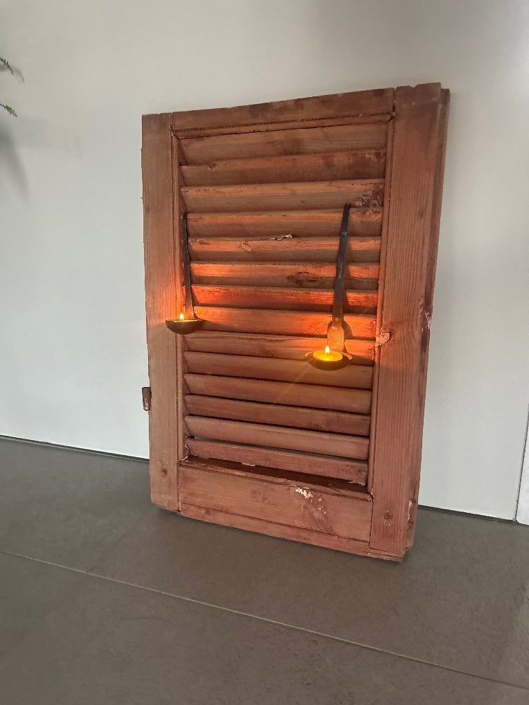 Houten luikje decoratief, Ophalen