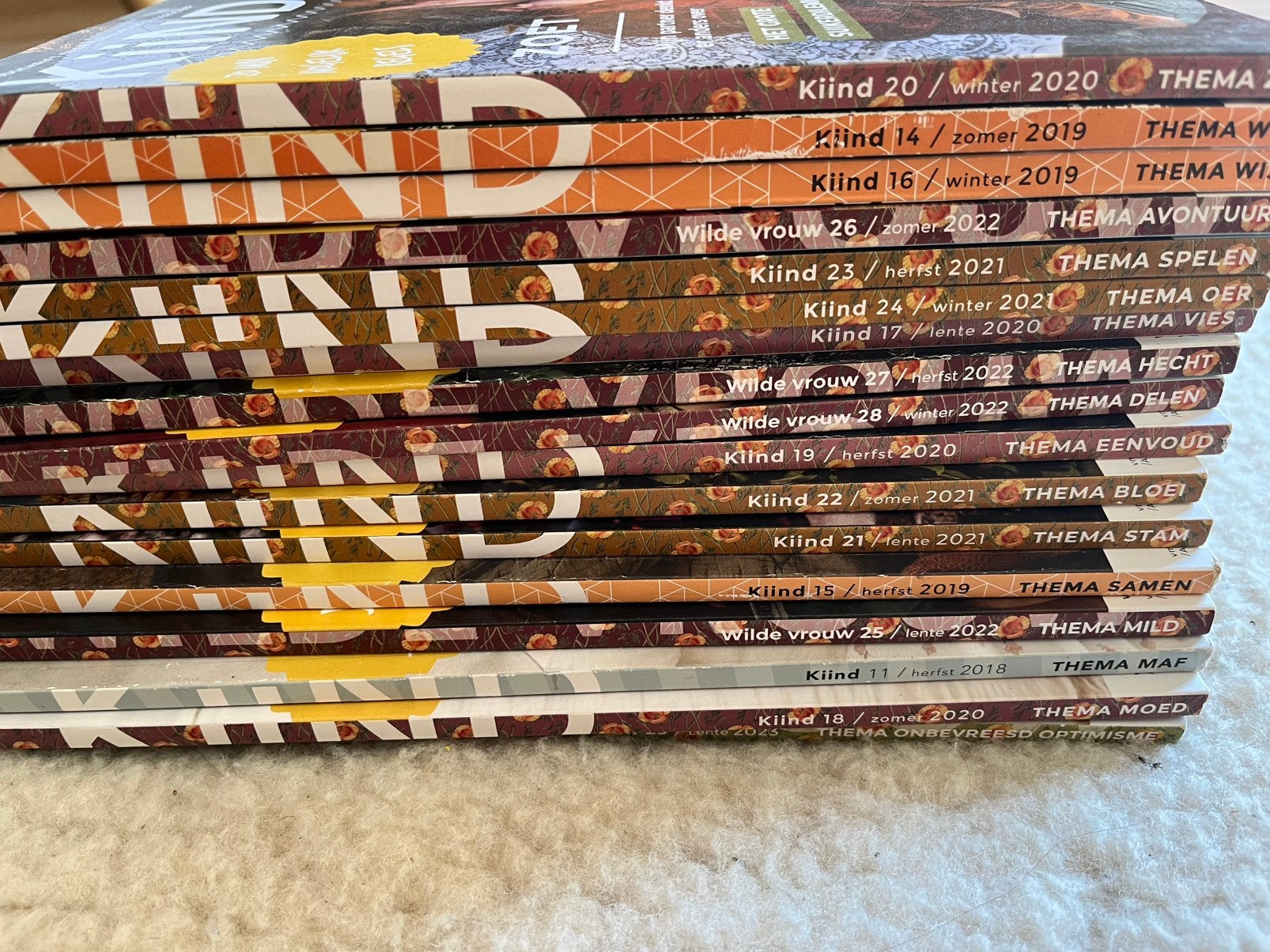 Kiind magazines, Ophalen