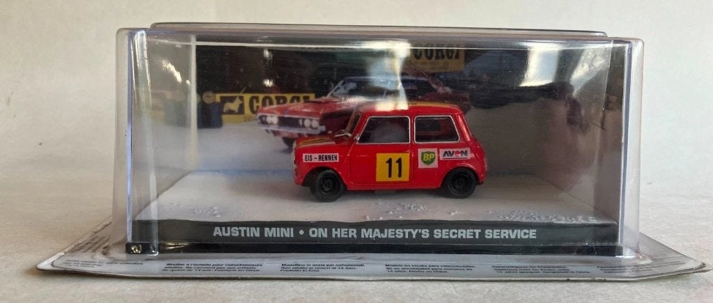 James Bond Mini “ On her Majesty’s secret service “., Hobby en Vrije tijd, Modelauto's | 1:43, Ophalen of Verzenden, Zo goed als nieuw
