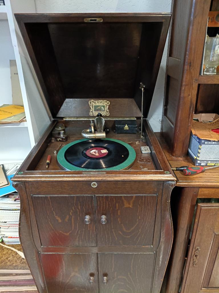 Platenspeler 78 toeren His Masters Voice, Antiek en Kunst, Ophalen