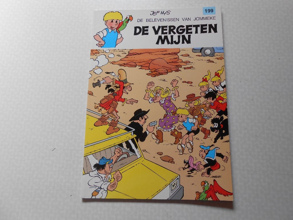 Jommeke 199 De vergeten mijn 1998 1 ste druk., Boeken, Willy vandersteen, Eén stripboek, Nieuw, Ophalen of Verzenden