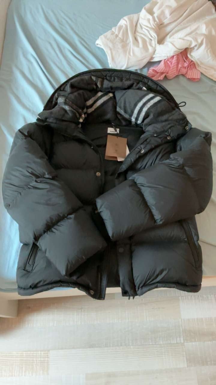 Burberry London Puffer Jacket - Maat L, Kleding | Heren, Maat 52/54 (L), Zwart, Ophalen of Verzenden, Zo goed als nieuw