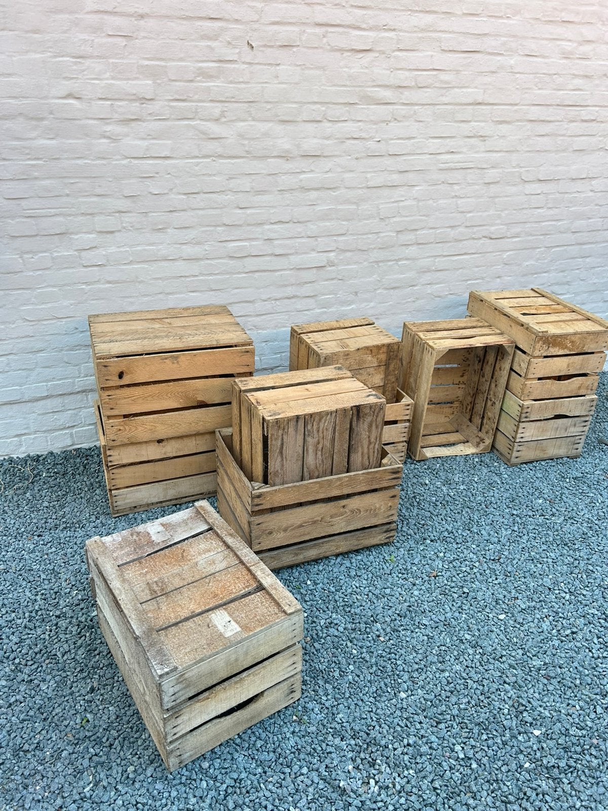Oude fruitkistjes, Enlèvement, Utilisé