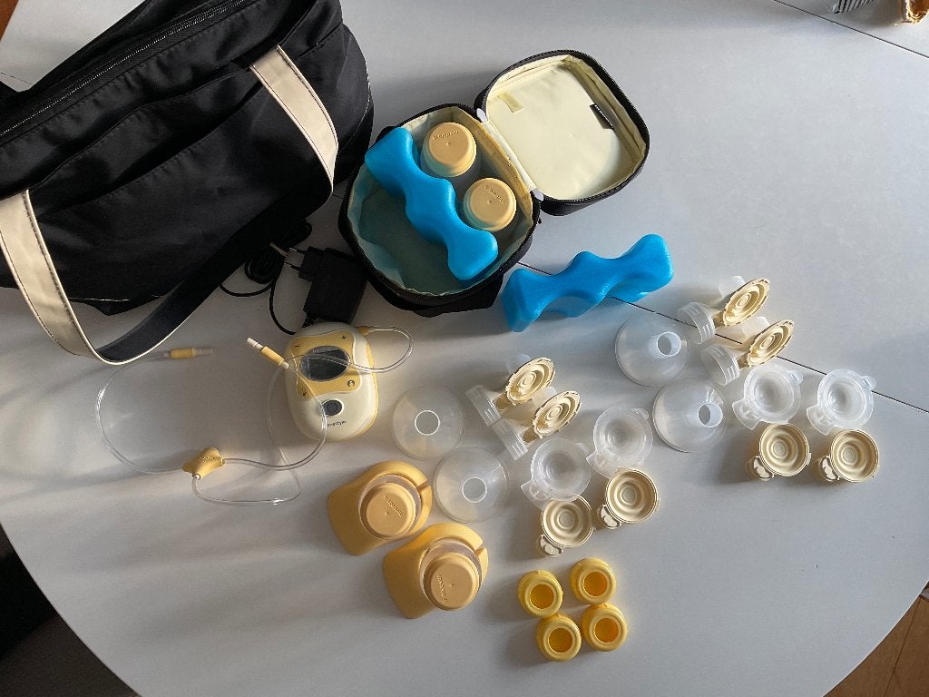 Elektrische borstkolf Medela, Kinderen en Baby's, Ophalen, Medela, Borstkolf, Dubbelzijdig