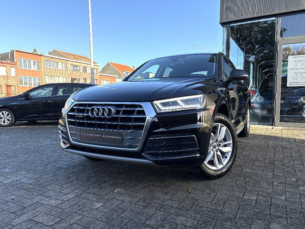 Audi Q5 35 TDi Quattro - Carplay, Auto's, 4 cilinders, Q5, Zwart, Bedrijf