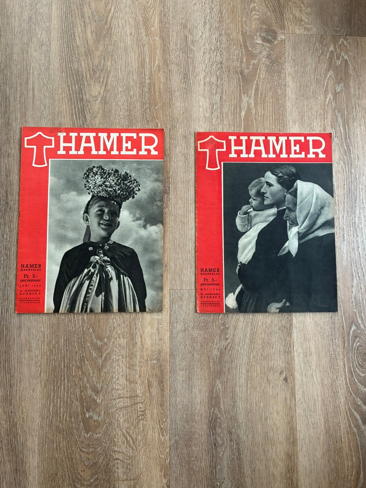 Magazines mensuels Hamer, Enlèvement ou Envoi