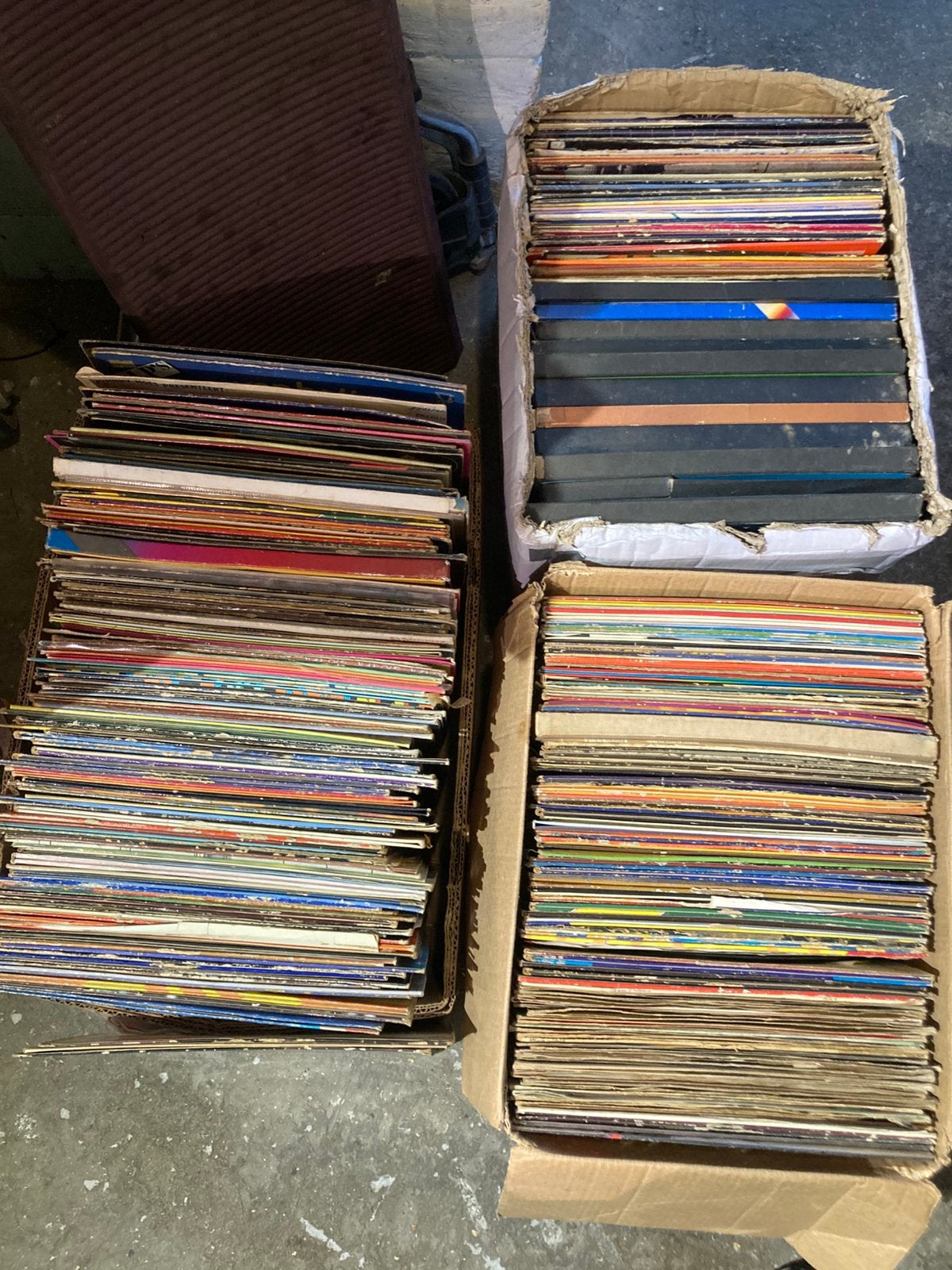 Lot 300 tal vinyl platen., CD & DVD, Vinyles | Compilations, Utilisé, 1980 - 1989, Enlèvement