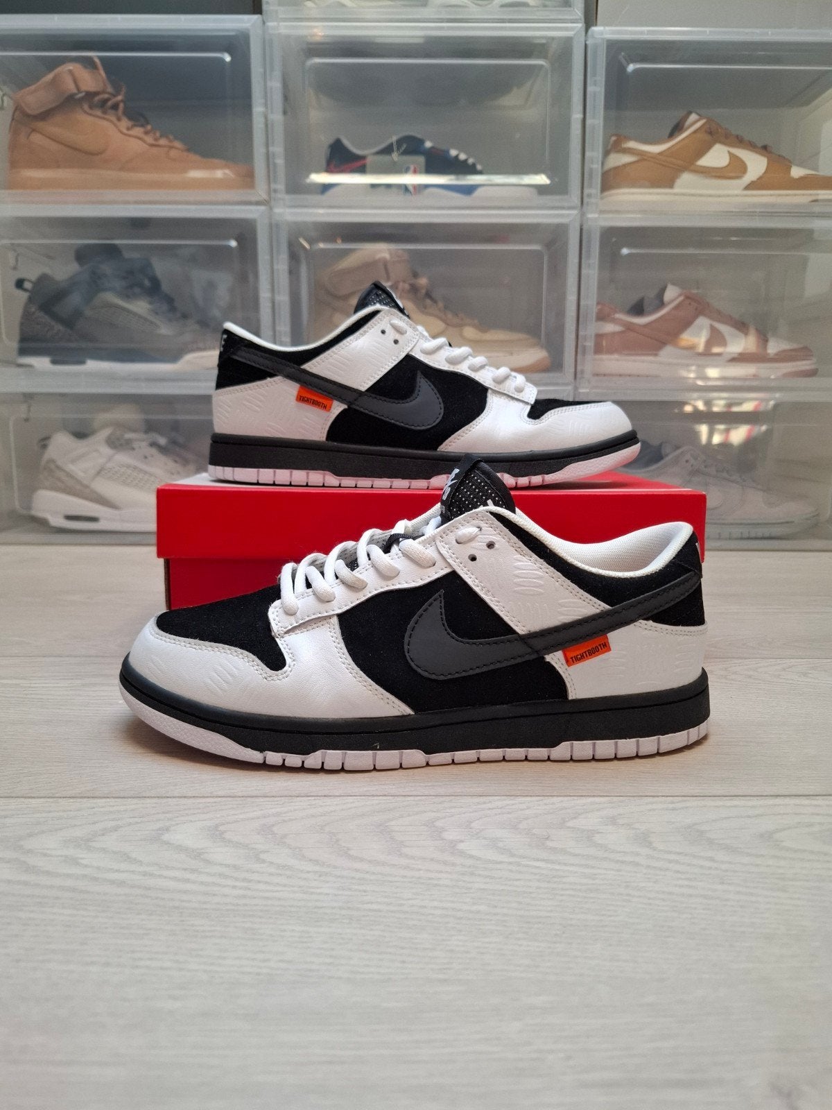 TIGHTBOOTH x Nike SB Dunk Low maat 44, Wit, Nike, Ophalen of Verzenden, Zo goed als nieuw